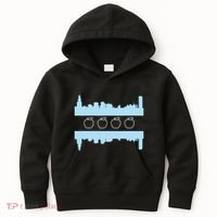 Chicago School Teachers Union Red For Ed Skyline Flag Kids Hoodie thumb 0