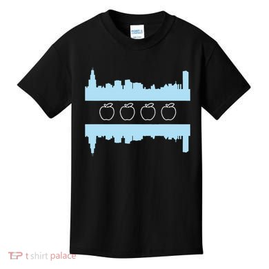 Chicago School Teachers Union Red For Ed Skyline Flag Kids T-Shirt