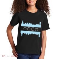 Chicago School Teachers Union Red For Ed Skyline Flag Kids T-Shirt thumb 2