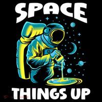 Cool Space Things Up Graphic Astronaut In Outer Space Gift Coffee Mug thumb 5