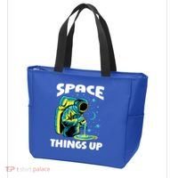 Cool Space Things Up Graphic Astronaut In Outer Space Gift Tote Bag thumb 3