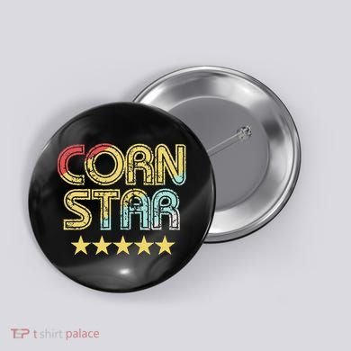 Corn Star Team Cornhole Button