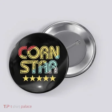 Corn Star Team Cornhole Button