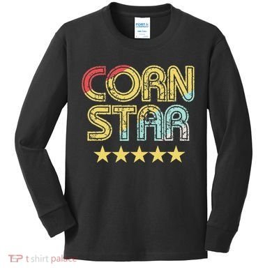 Corn Star Team Cornhole Kids Long Sleeve Shirt