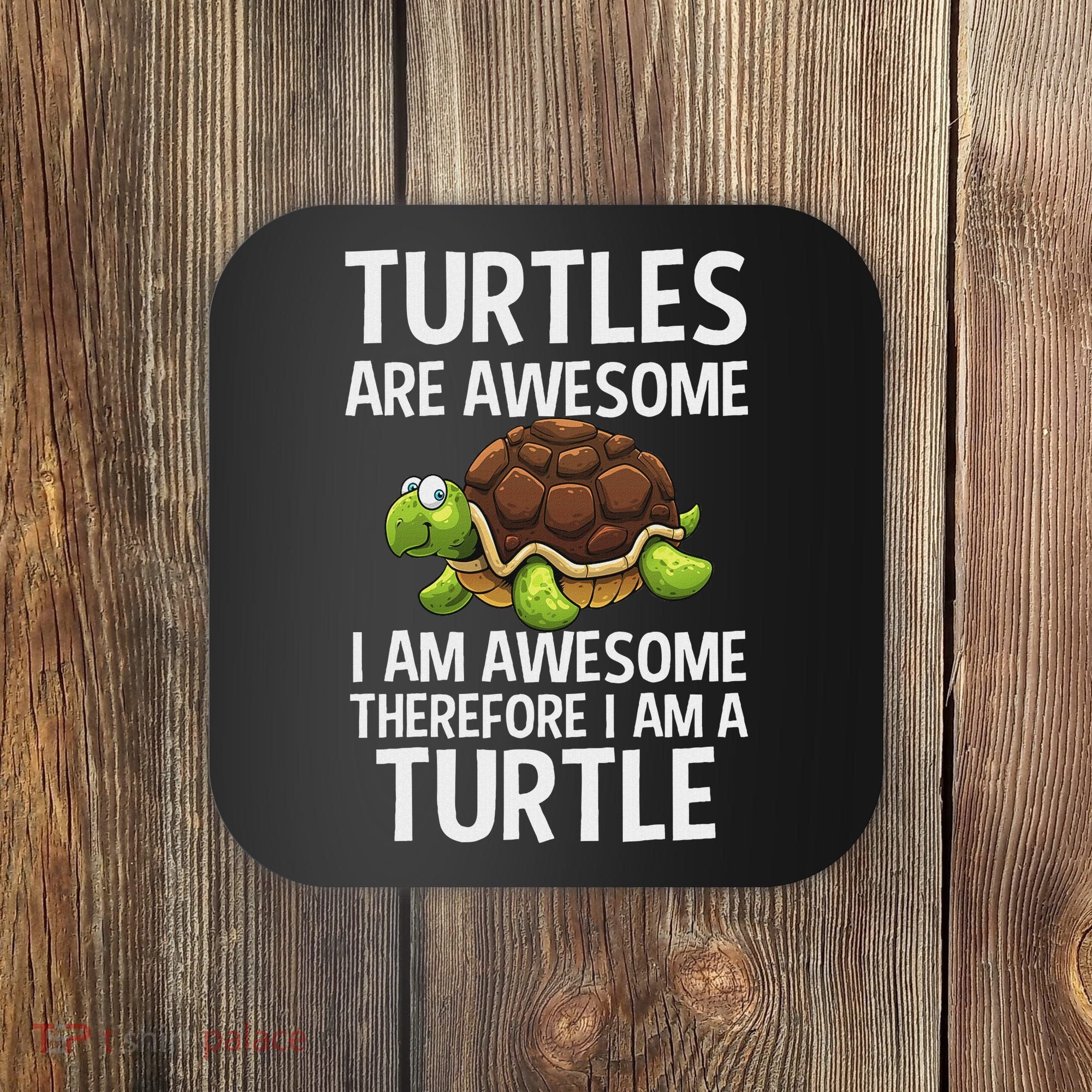 Cool Sea Turtle For Women Tortoise Lover Turtle Animal Coaster