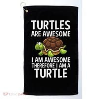 Cool Sea Turtle For Women Tortoise Lover Turtle Animal Golf Towel thumb 0