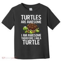 Cool Sea Turtle For Women Tortoise Lover Turtle Animal Toddler T-Shirt thumb 0