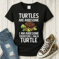 Cool Sea Turtle For Women Tortoise Lover Turtle Animal Women's T-Shirt thumb 3