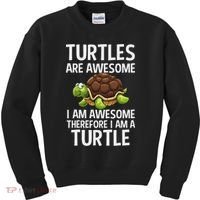 Cool Sea Turtle For Women Tortoise Lover Turtle Animal Kids Sweatshirt thumb 0