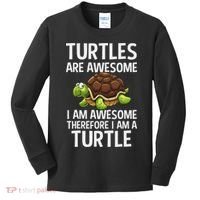 Cool Sea Turtle For Women Tortoise Lover Turtle Animal Kids Long Sleeve Shirt thumb 0