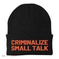 Criminalize Small Talk Beanie thumb 0