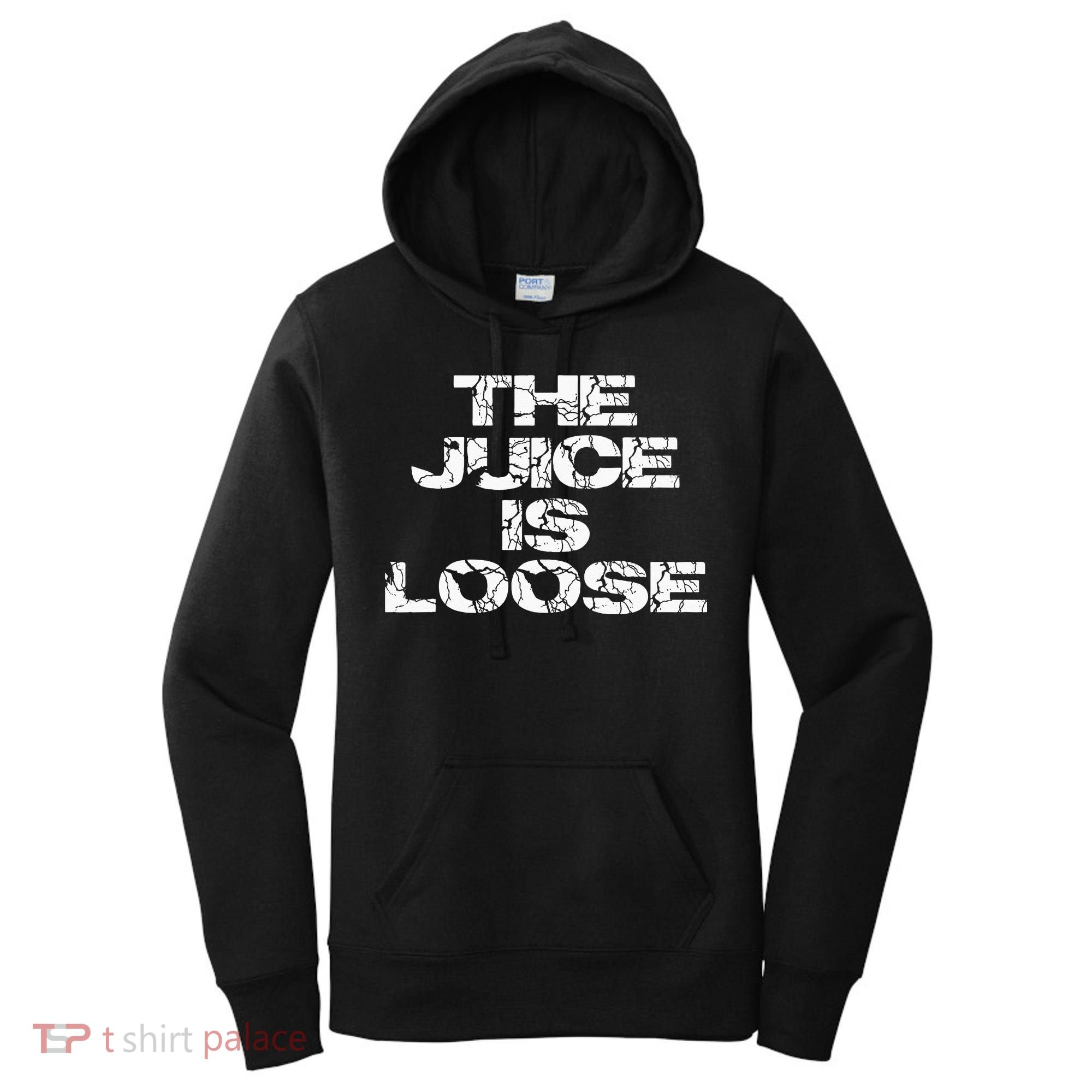 Casual Summer Trendy THE JUICE IS LOOSE Electric Women's Hoodie