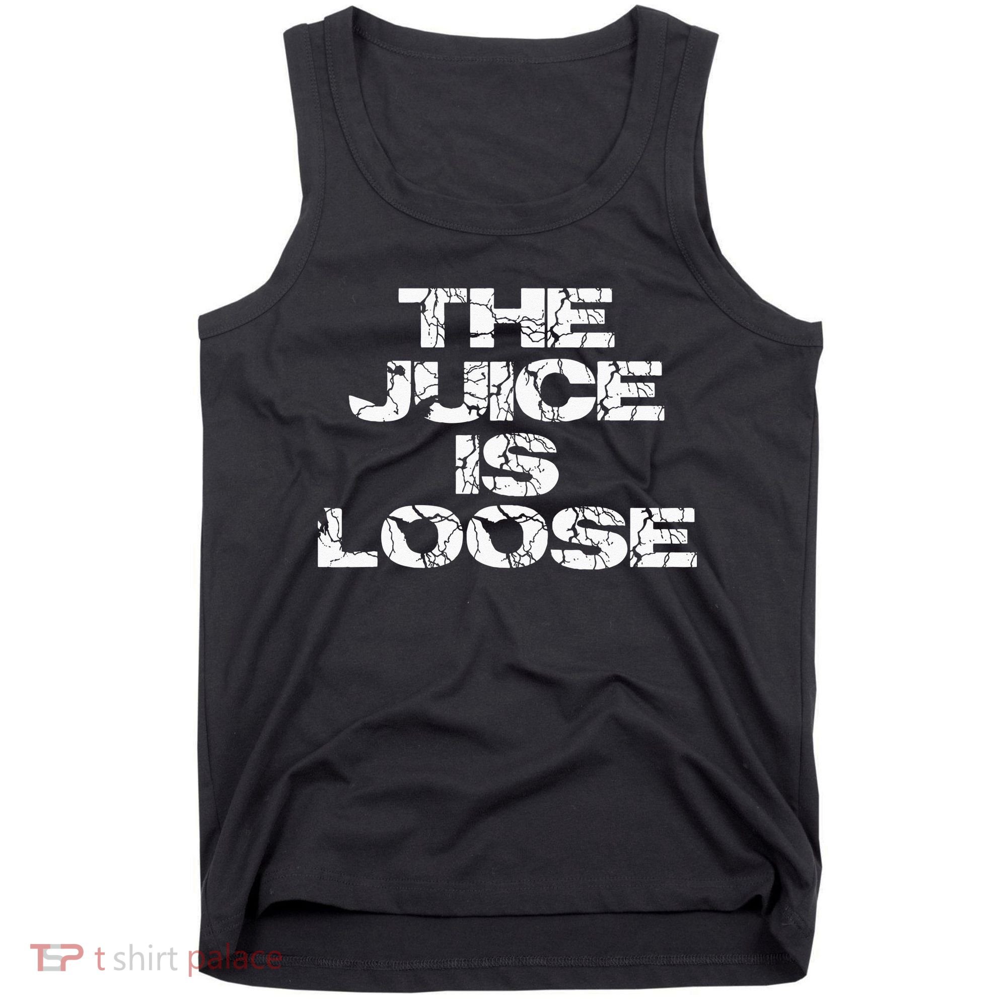 Casual Summer Trendy THE JUICE IS LOOSE Electric Tank Top