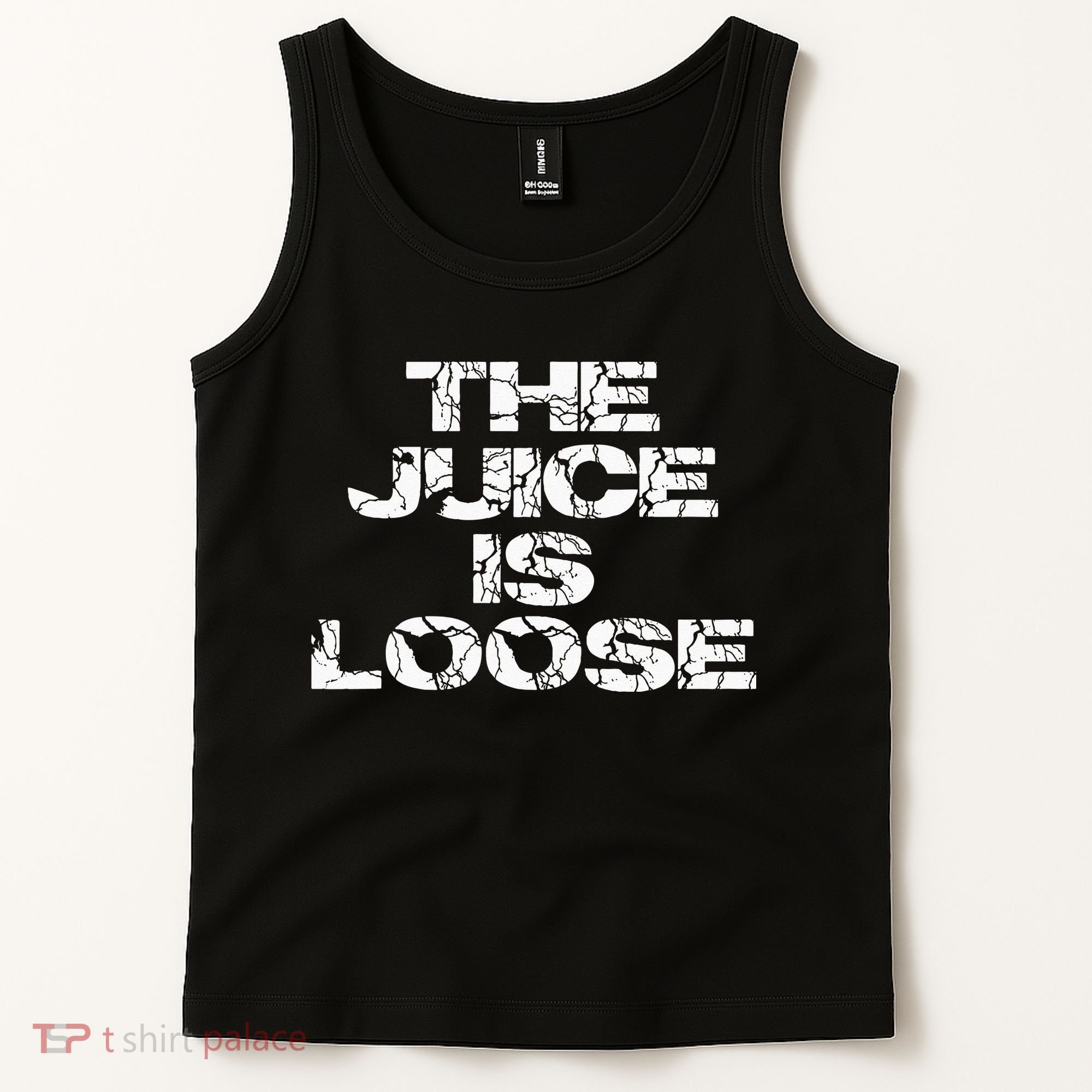 Casual Summer Trendy THE JUICE IS LOOSE Electric Tank Top