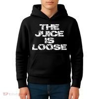 Casual Summer Trendy THE JUICE IS LOOSE Electric Kids Hoodie thumb 4