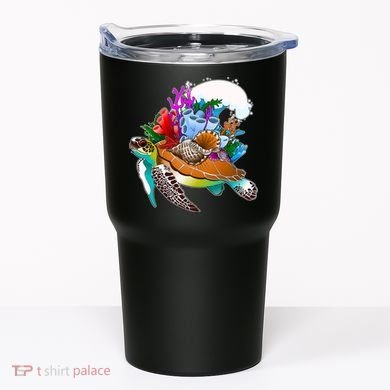 Cool Sea Turtle Ocean Life Tumbler