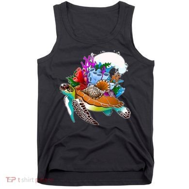 Cool Sea Turtle Ocean Life Tank Top