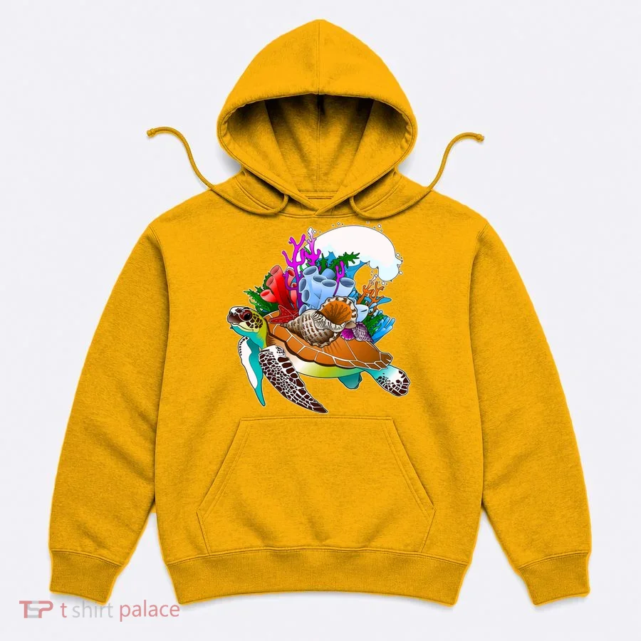 Cool Sea Turtle Ocean Life Hoodie