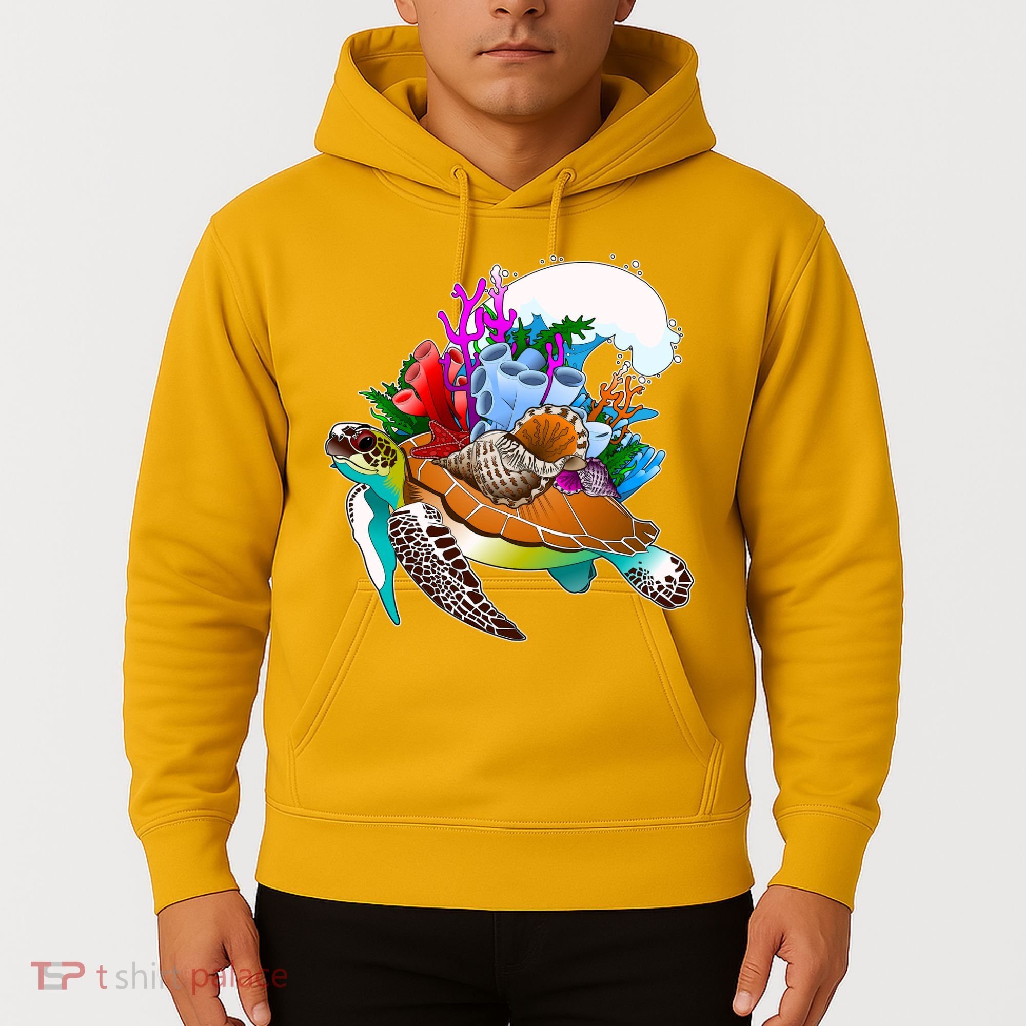 Cool Sea Turtle Ocean Life Hoodie