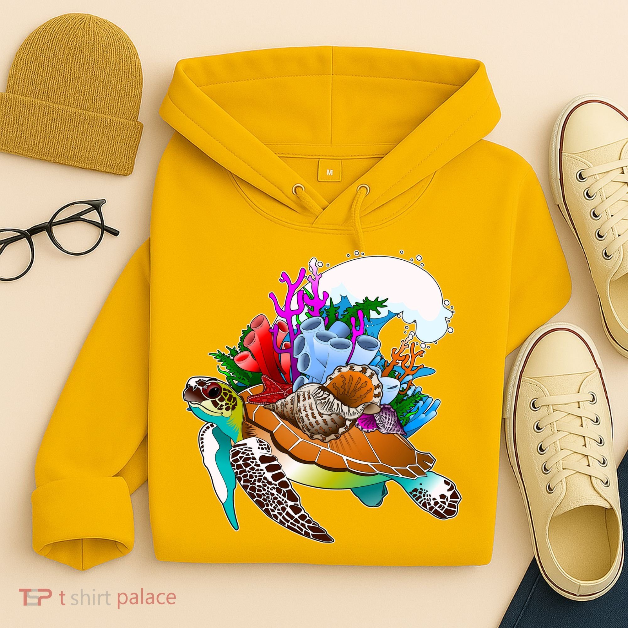 Cool Sea Turtle Ocean Life Hoodie