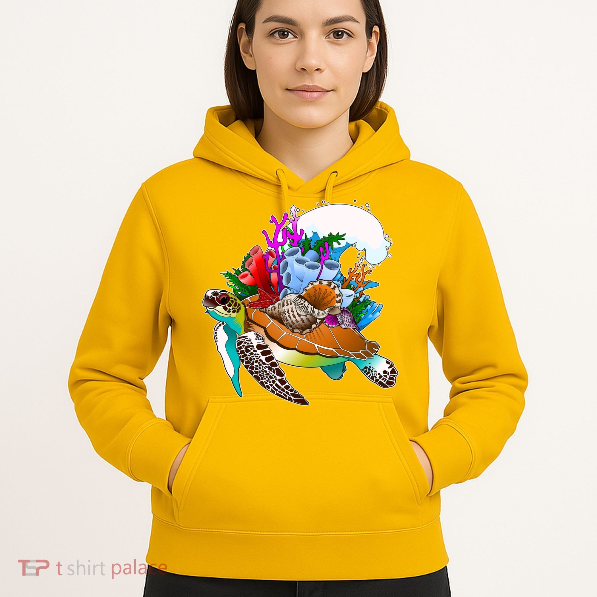 Cool Sea Turtle Ocean Life Hoodie