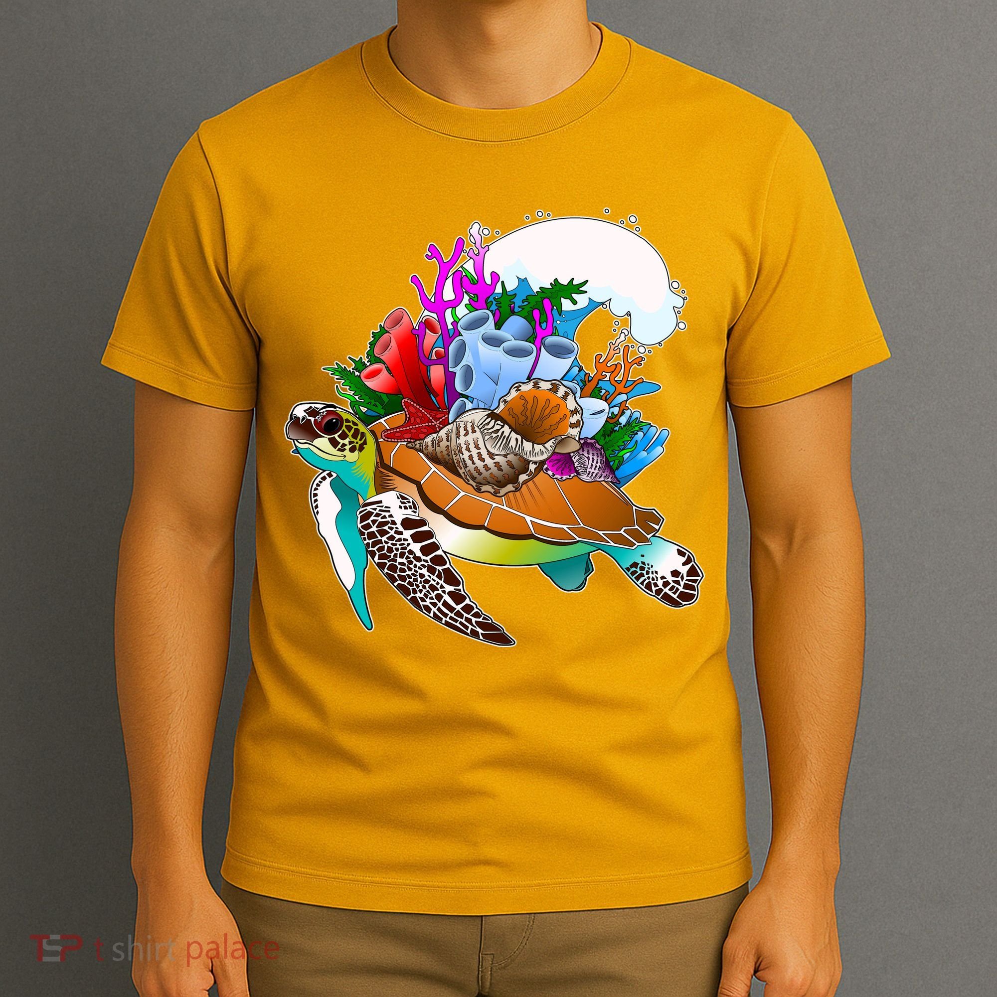 Cool Sea Turtle Ocean Life T-Shirt