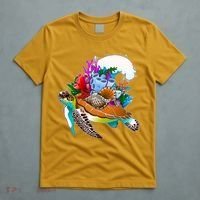 Cool Sea Turtle Ocean Life T-Shirt thumb 5