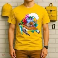 Cool Sea Turtle Ocean Life T-Shirt thumb 6