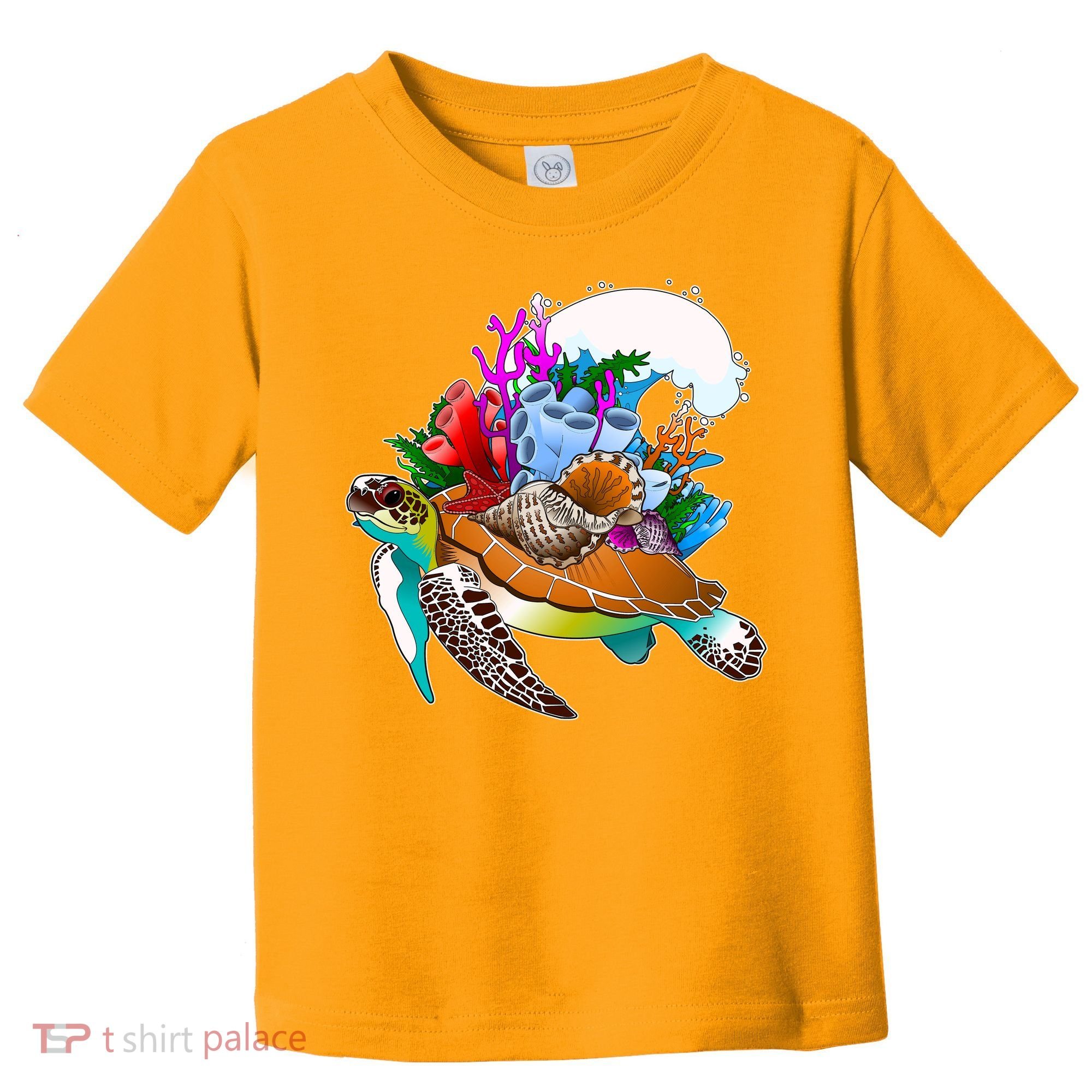 Cool Sea Turtle Ocean Life Toddler T-Shirt