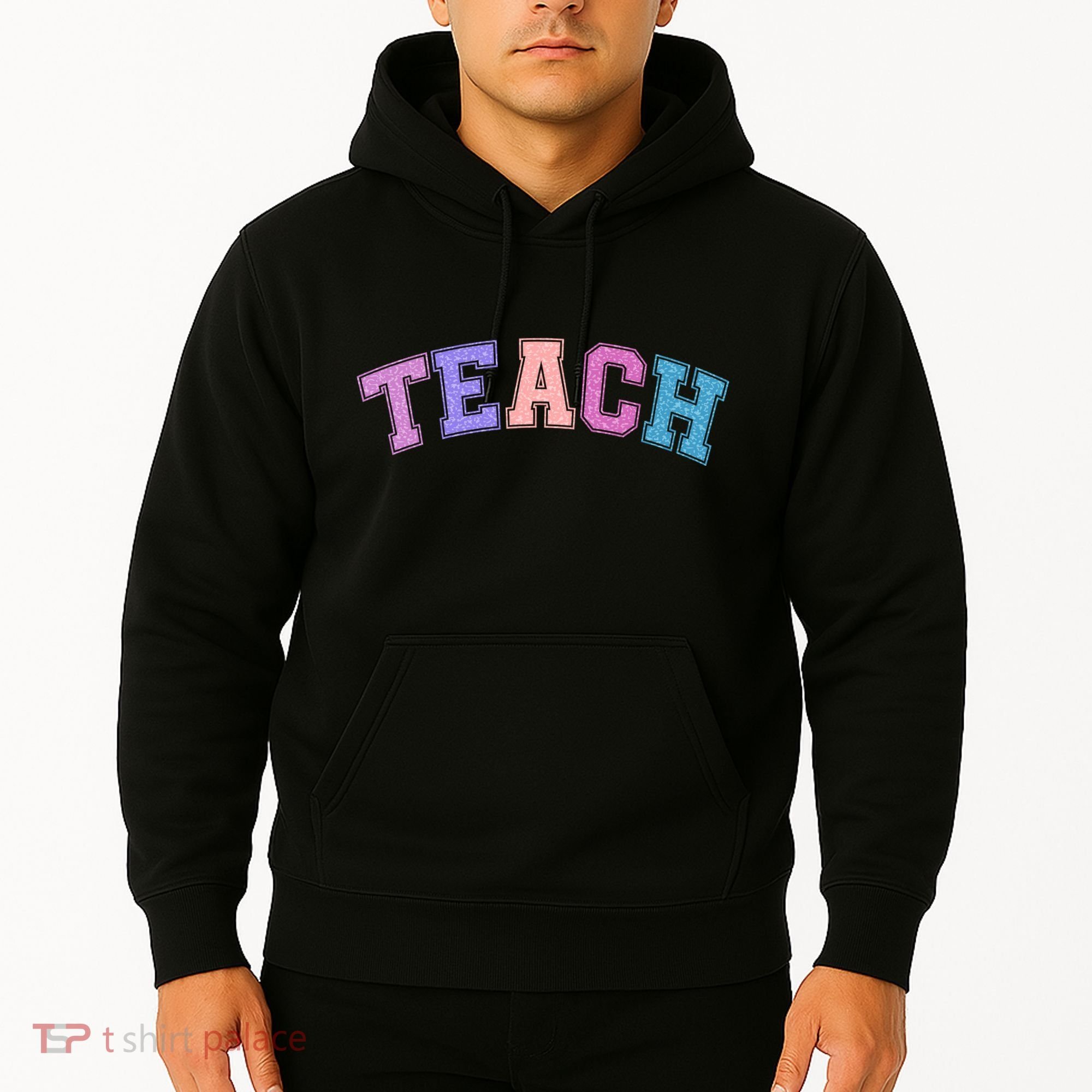 Cute Sporty Teach Logo Hoodie