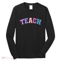 Cute Sporty Teach Logo Long Sleeve Shirt thumb 0