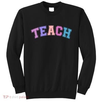 Cute Sporty Teach Logo Sweatshirt