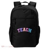 Cute Sporty Teach Logo Backpack thumb 0