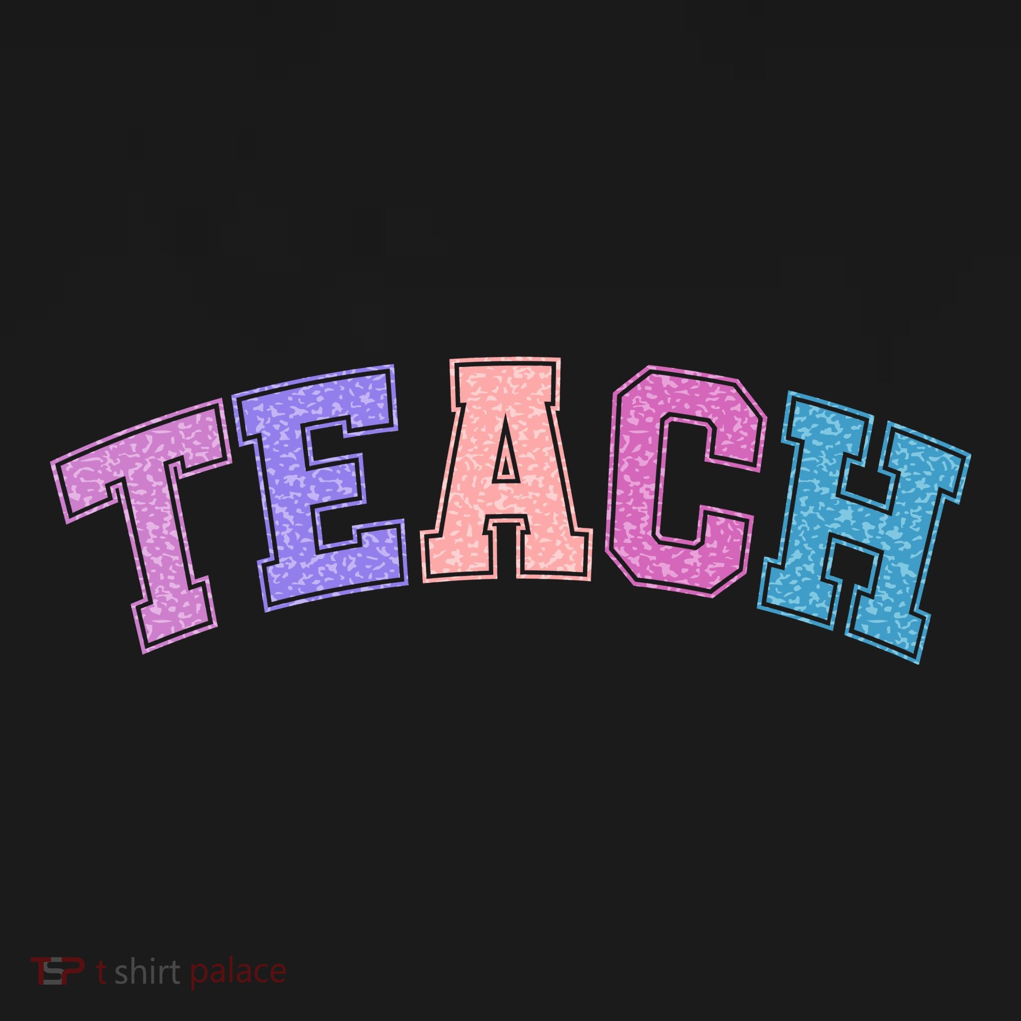 Cute Sporty Teach Logo Button