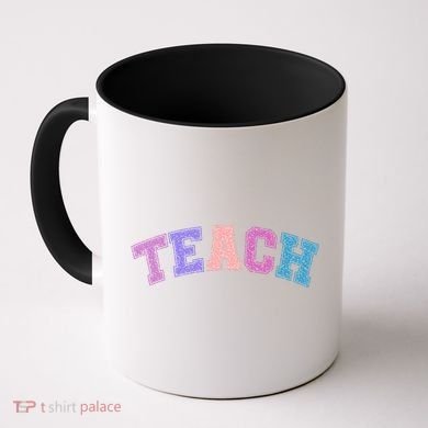 Cute Sporty Teach Logo Coffee Mug
