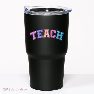 Cute Sporty Teach Logo Tumbler
