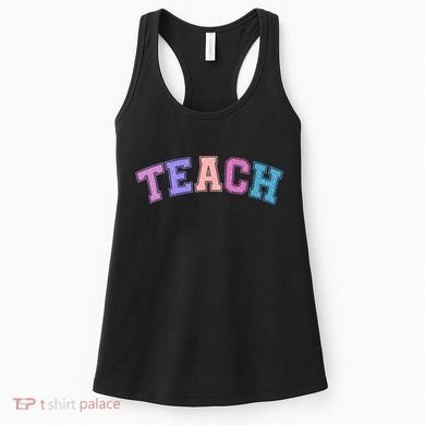 Cute Sporty Teach Logo Women's Tank Top
