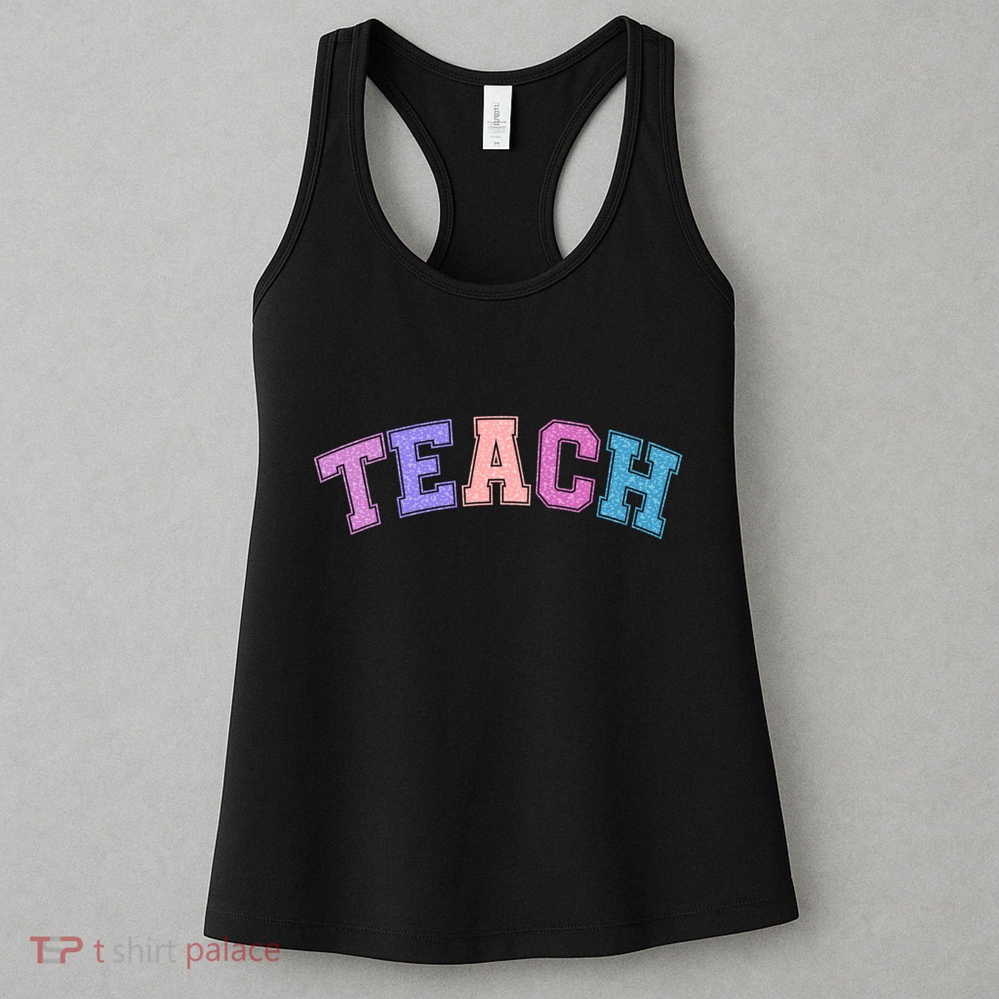 Cute Sporty Teach Logo Women's Tank Top