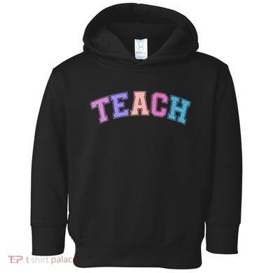 Cute Sporty Teach Logo Toddler Hoodie