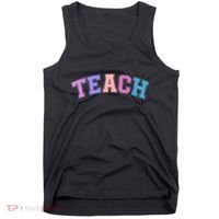 Cute Sporty Teach Logo Tank Top thumb 0