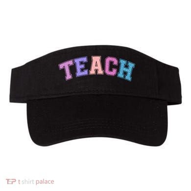 Cute Sporty Teach Logo Visor