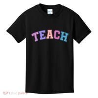 Cute Sporty Teach Logo Kids T-Shirt thumb 0