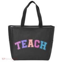 Cute Sporty Teach Logo Tote Bag thumb 0