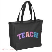 Cute Sporty Teach Logo Tote Bag thumb 2