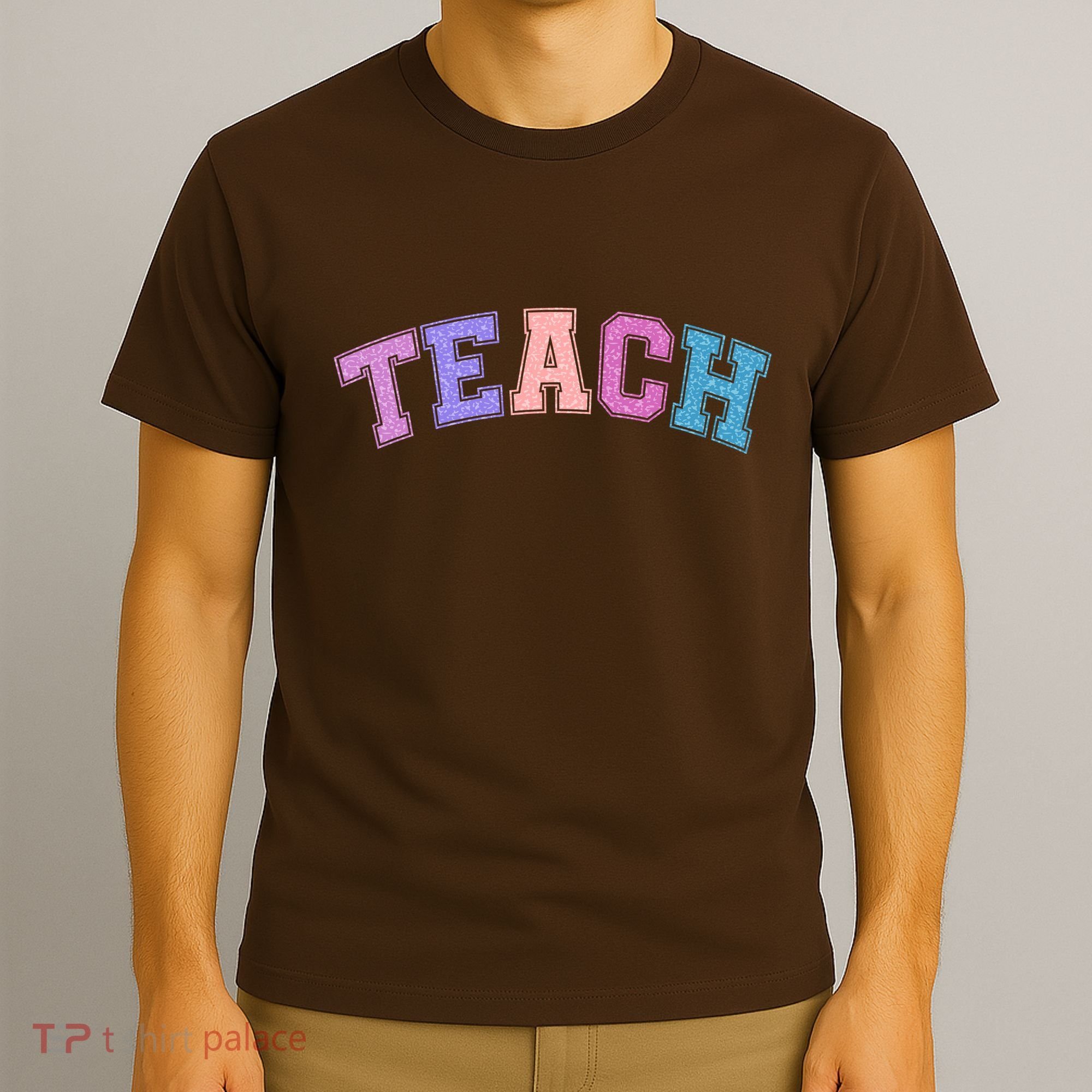 Cute Sporty Teach Logo T-Shirt