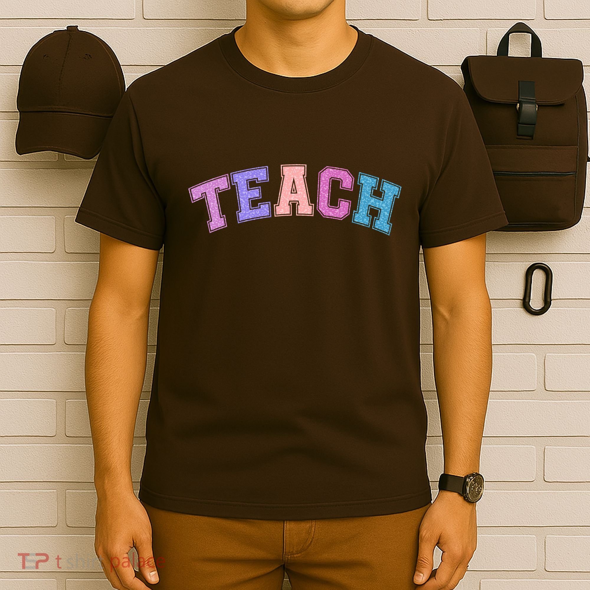 Cute Sporty Teach Logo T-Shirt