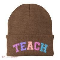 Cute Sporty Teach Logo Beanie thumb 0