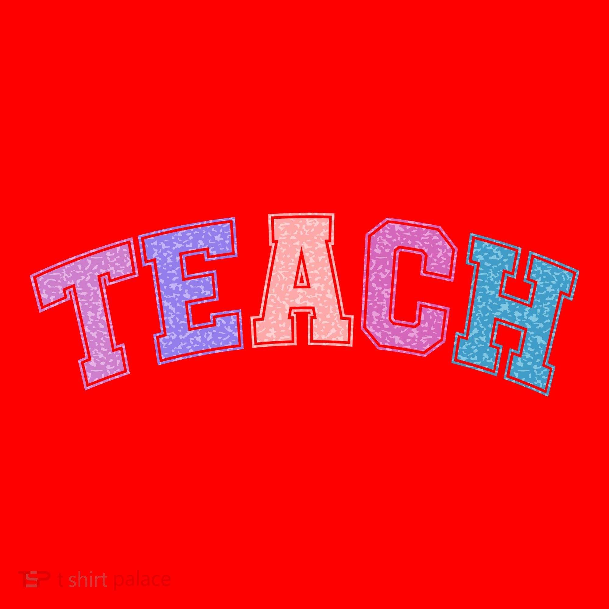 Cute Sporty Teach Logo Santa Hat