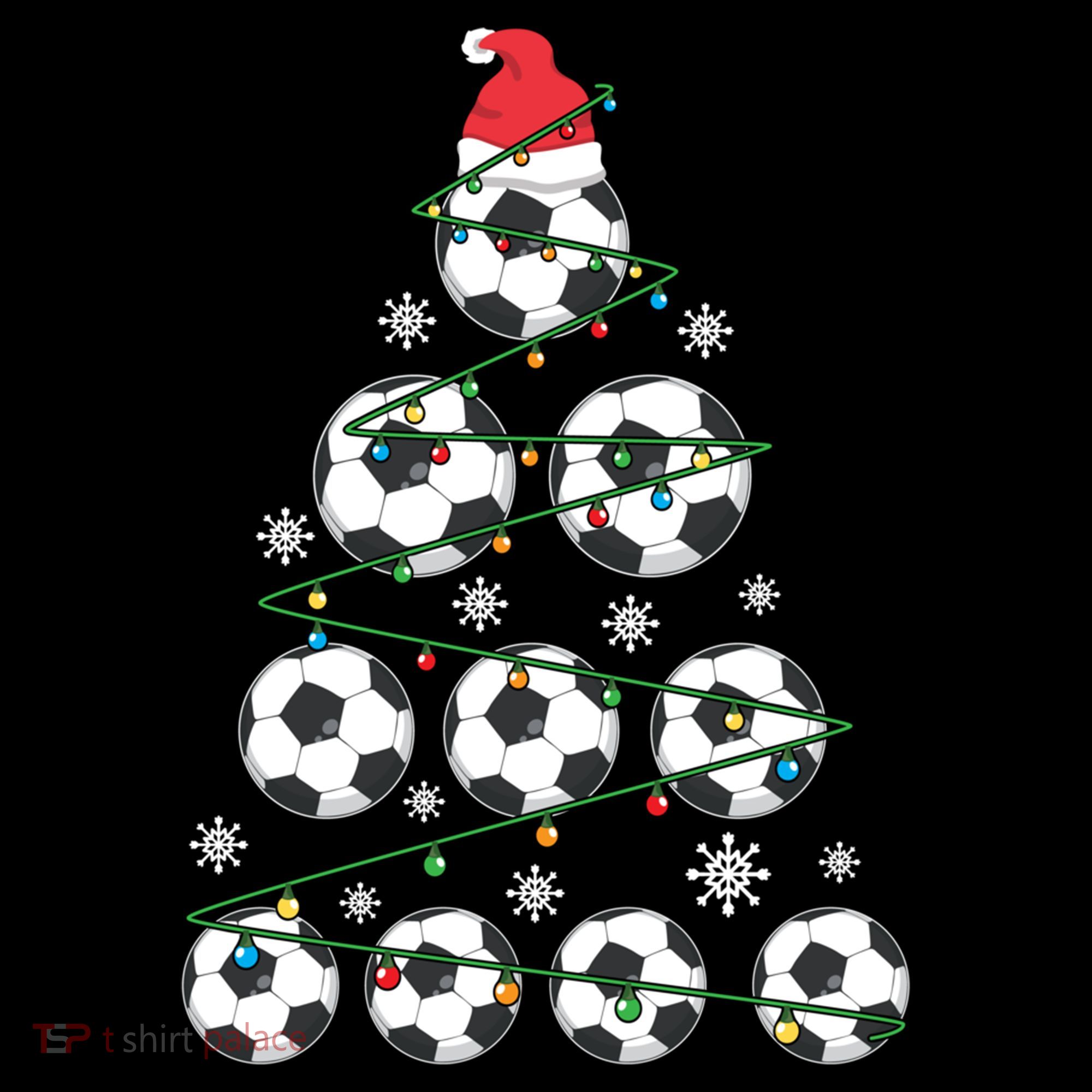 Christmas Soccer Tree Holiday Gift Sport Lover Soccer Player Great Gift Coffee Mug