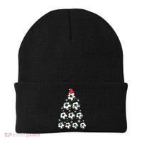 Christmas Soccer Tree Holiday Gift Sport Lover Soccer Player Great Gift Beanie thumb 0